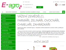 Tablet Screenshot of e-agro.cz